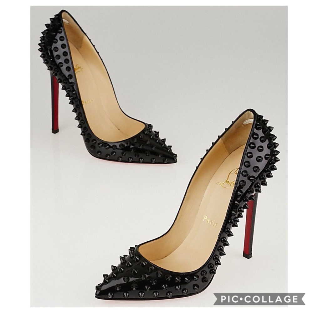 US 7.5/ 37.5 Pigalle Spike 120 Heels